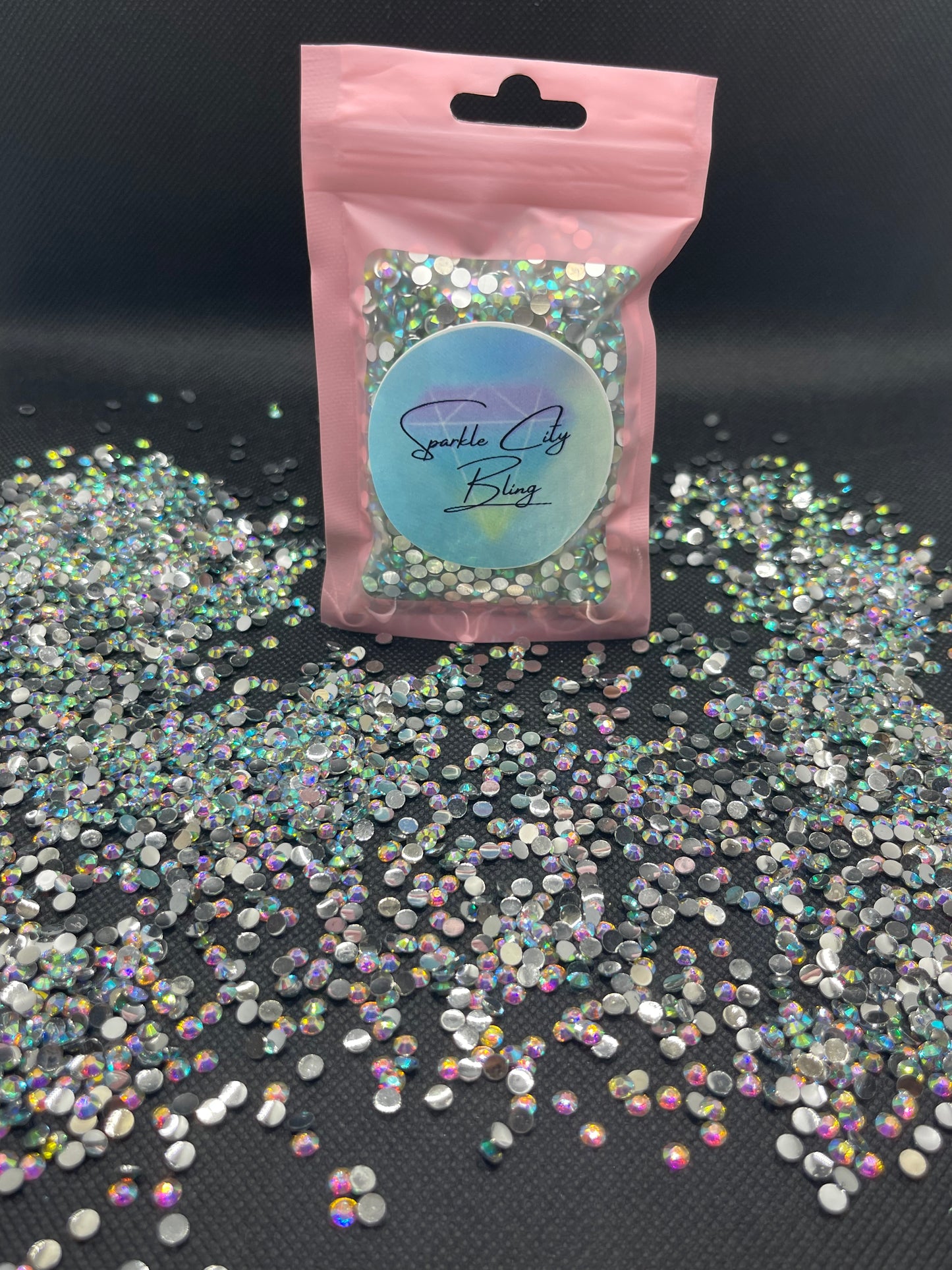 Crystal AB Resin Rhinestones
