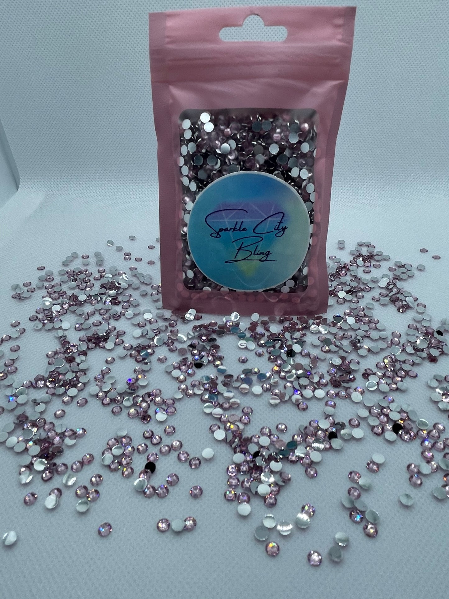 Light Pink Resin Rhinestones