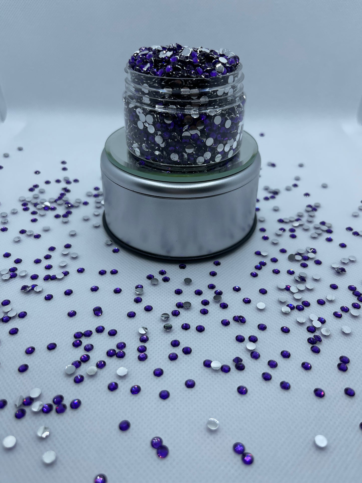 Dark Amethyst Resin Rhinestones