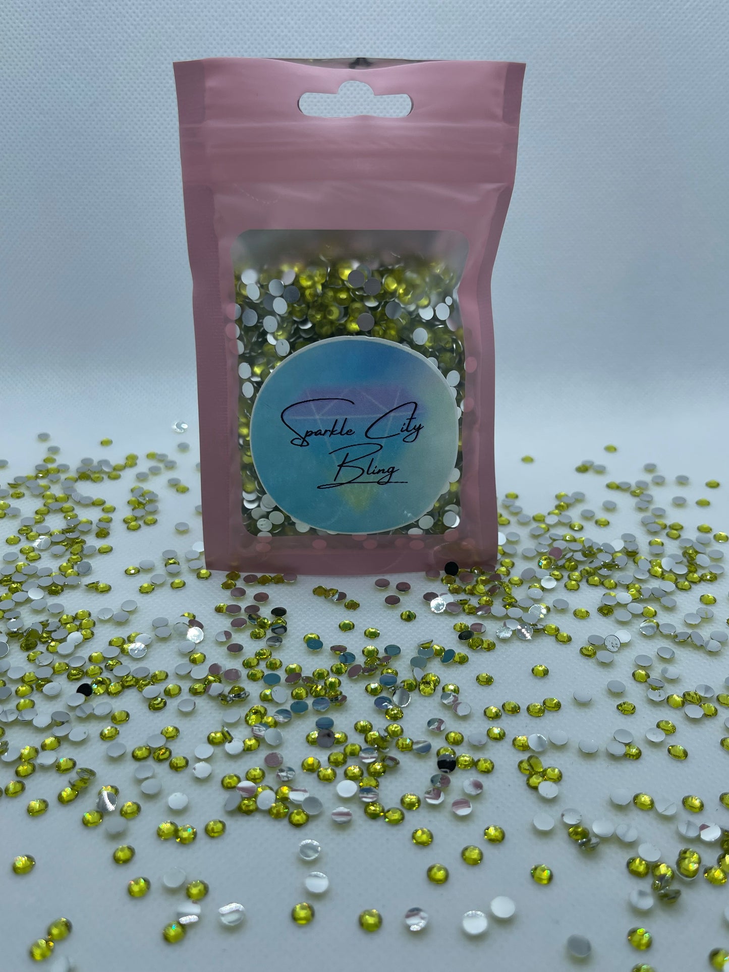 Citrine Resin Rhinestones
