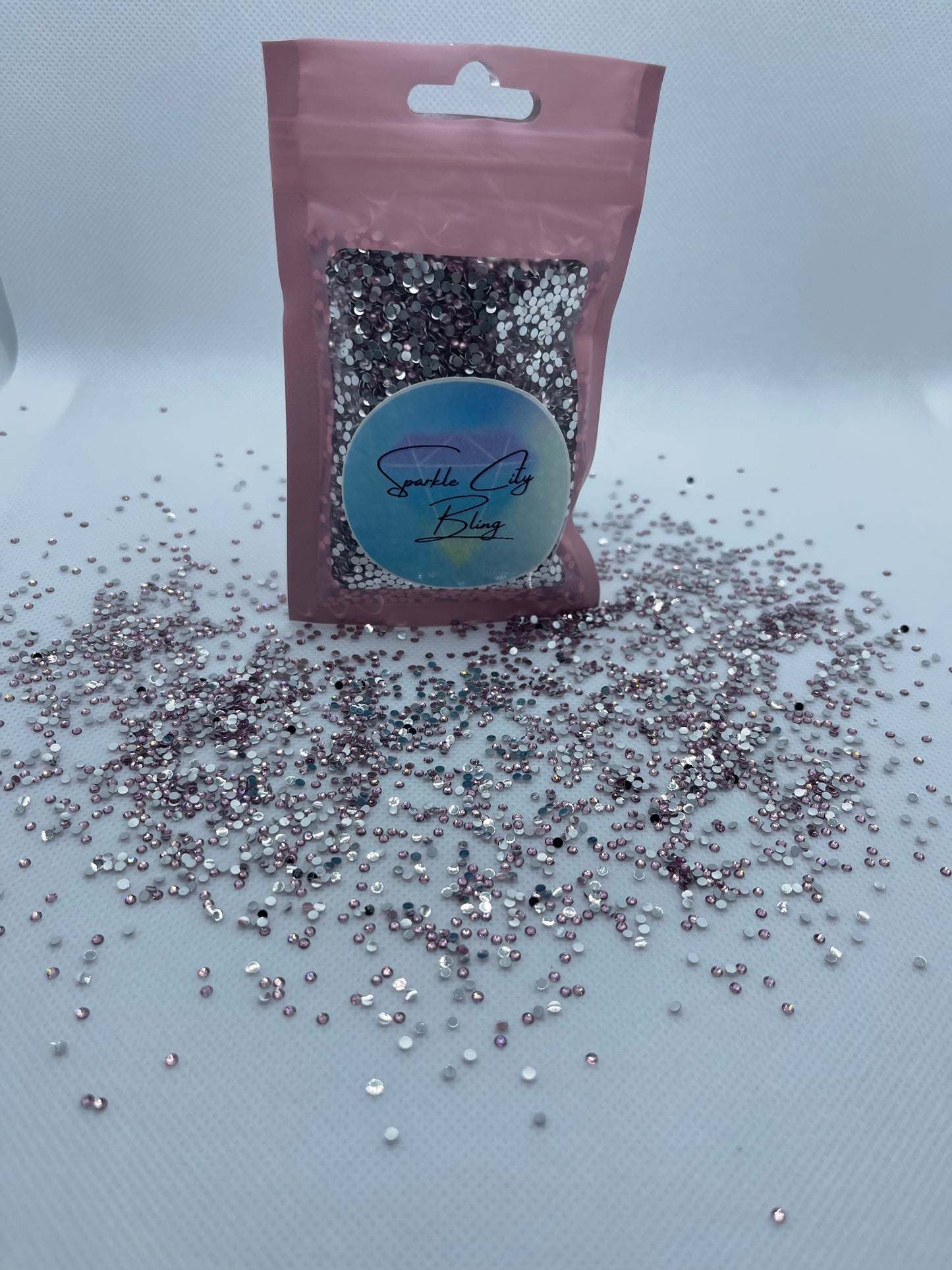 Light Pink Resin Rhinestones