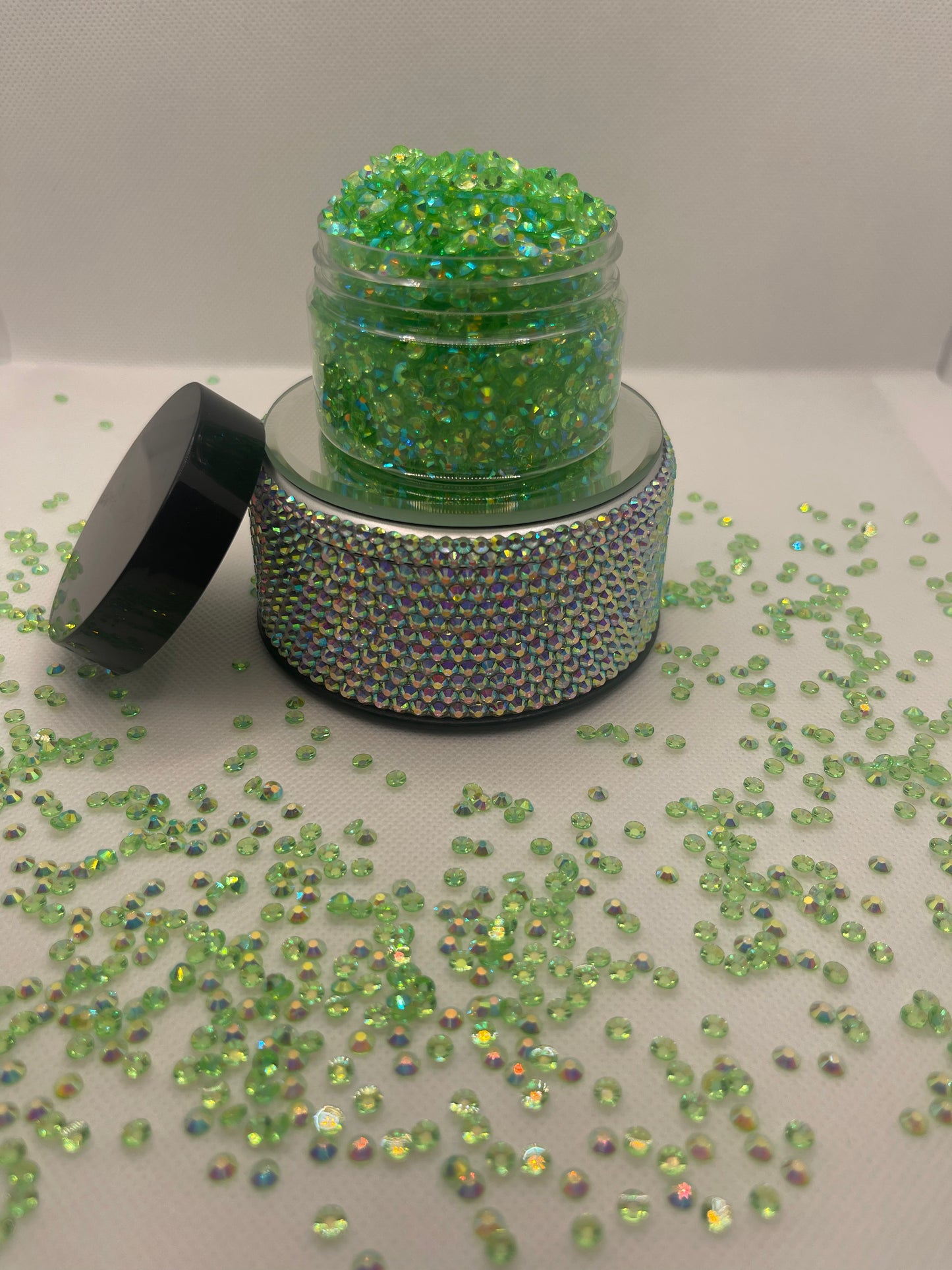Peridot AB Transparent Rhinestones