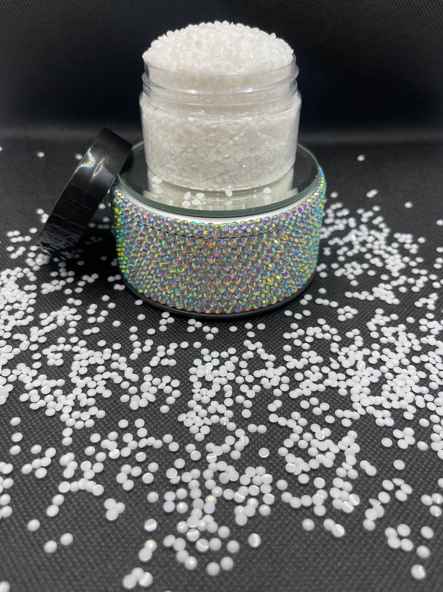 White Jelly Rhinestones (Non AB)