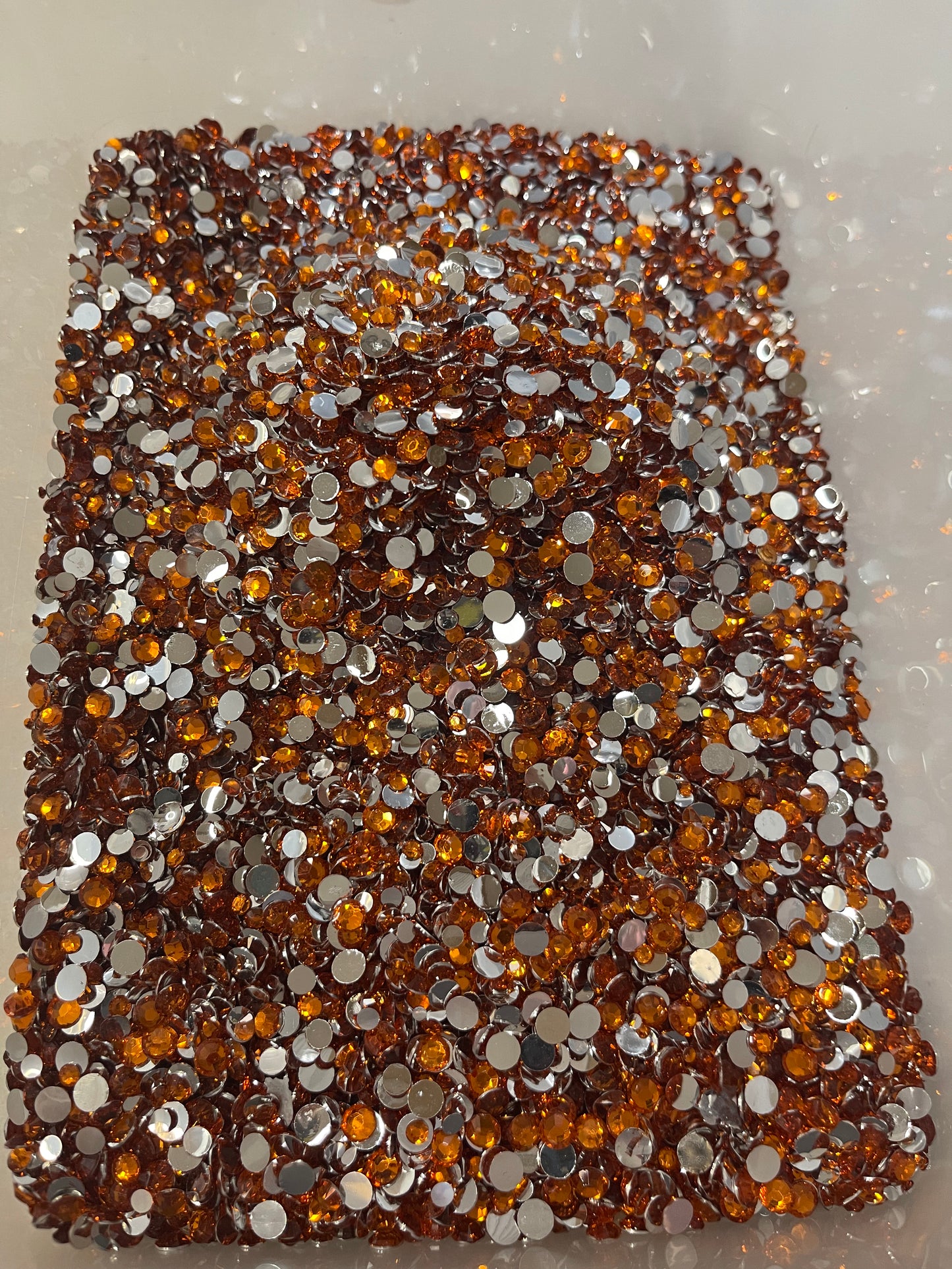 Orange Resin Rhinestones