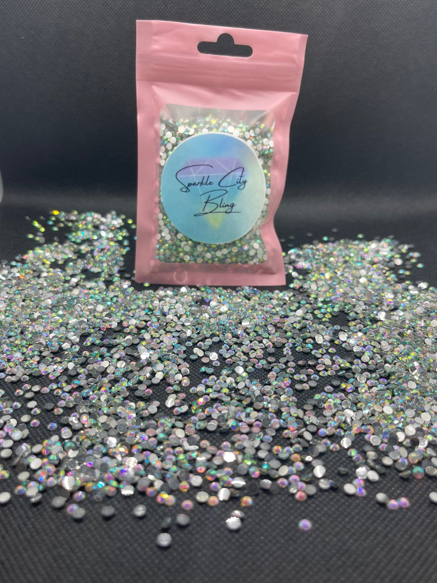 Crystal AB Resin Rhinestones