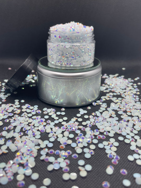 White Jelly AB Rhinestones