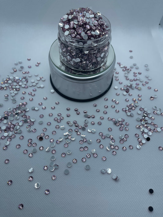 Light Pink Resin Rhinestones