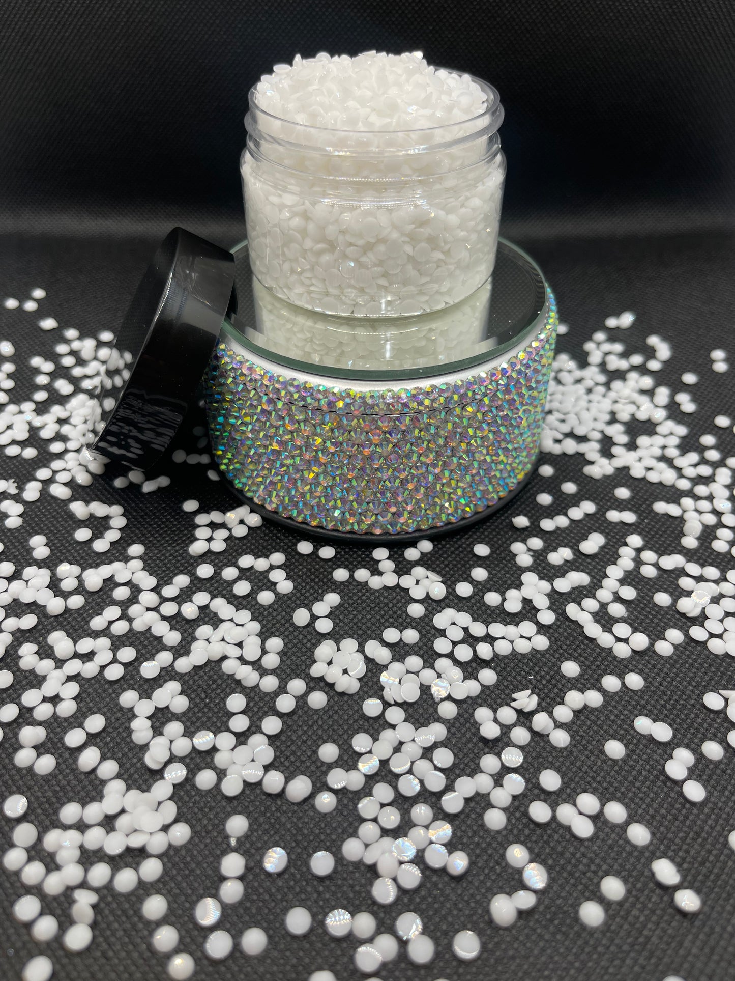 White Jelly Rhinestones (Non AB)